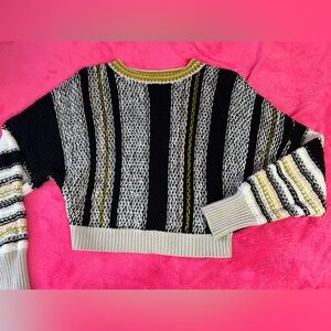 Free People Multicolor Striped Sweater